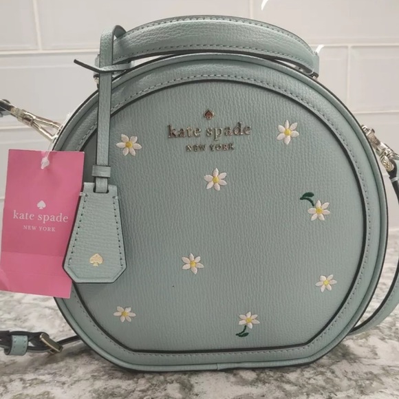KATE SPADE TRAVELER EMBROIDERED CANTEEN CROSSBODY APHRODITE K6933 NWT $339